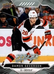 2019-20 Upper Deck MVP Base Set Damon Severson #21 card