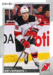 2020-21 O-Pee-Chee Base Set Damon Severson #447 card