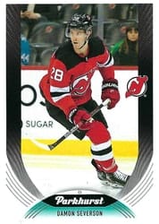 2020-21 Parkhurst Base Set Damon Severson #101 card
