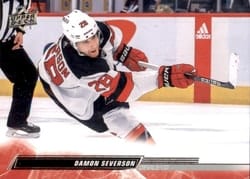 2022-23 Upper Deck Base Set Damon Severson #111 card