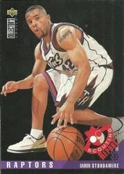 1995-96 Collector's Choice Base Set Damon Stoudamire #346 card