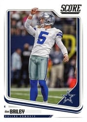 2018 Score Base Set Dan Bailey #90 card