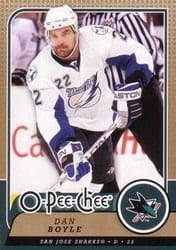 2008-09 O-Pee-Chee Base Set Dan Boyle #241 card