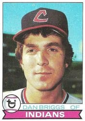 1979 Topps Base Set Dan Briggs #77 card
