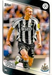 2025-26 Topps UEFA Club Competitions Base Set Dan Burn #91 card