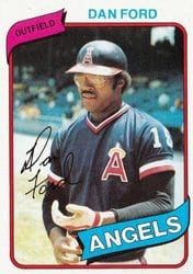 1980 Topps Base Set Dan Ford #20 card