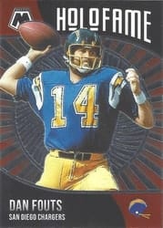 2021 Panini Mosaic HoloFame Dan Fouts #15 card