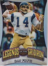 2024 Topps Chrome Legends of the Gridiron Dan Fouts #LOG-9 card