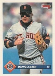 1993 Donruss Base Set Dan Gladden #467 card