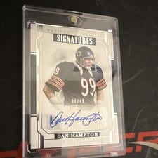 2018 National Treasures Signatures Dan Hampton card