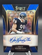 2021 Panini Select Signatures Select Dan Hampton #SSP-DAH card