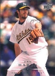 2008 Upper Deck Base Set Dan Haren #21 card