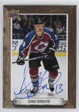 2024-25 Upper Deck Engrained Icons Beehive Portrait Signatures Dan Hinote #BH-HI card