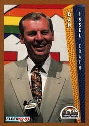 1992-93 Fleer Base Set Dan Issel #56 card