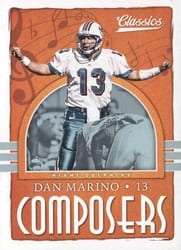 2018 Panini Classics Composers Dan Marino #13 card