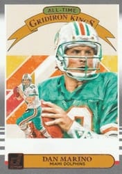 2019 Donruss All-Time Gridiron Kings Dan Marino #AGK-5 card