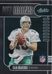 2019 Panini Absolute NFL Icons Dan Marino #13 card