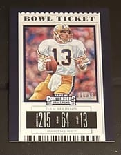 2019 Panini Contenders Draft Picks Dan Marino #26 card