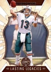 2019 Panini Legacy Lasting Legacies Dan Marino #LL-DM card