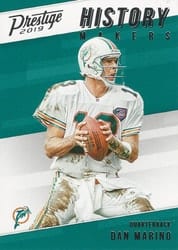 2019 Panini Prestige History Makers Dan Marino #HM-DM card
