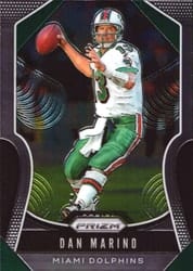 2019 Panini Prizm Base Set Dan Marino #265 card