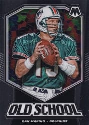 2020 Panini Mosaic Old School Dan Marino #OS6 card