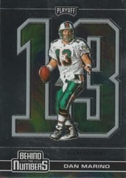 2020 Panini Playoff Behind the Numbers Dan Marino #BTN-7 card