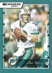 2021 Donruss Retro 2001 Dan Marino #01-33 card