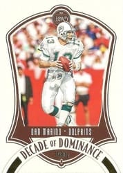 2021 Panini Legacy Decade of Dominance Dan Marino #DD-7 card