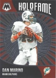 2021 Panini Mosaic HoloFame Dan Marino #10 card