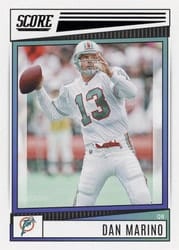 2022 Score Base Set Dan Marino #278 card