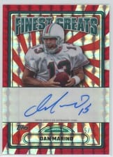 2024 Finest Finest Greats Autographs Dan Marino #FG-DM card