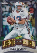 2024 Topps Chrome Legends of the Gridiron Dan Marino #LOG-12 card