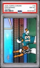 2025 Topps Chrome Tecmo Dan Marino #TECMO-10 card