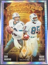 2024 Panini Phoenix Treasured Tandems Dan Marino / Mark Duper #TT-MIA card