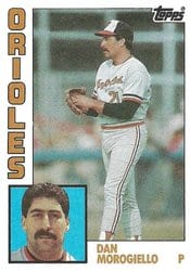 1984 Topps Base Set Dan Morogiello #682 card