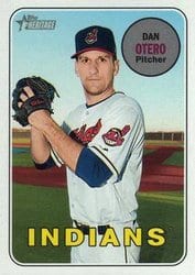 2018 Topps Heritage Base Set Dan Otero #565 card