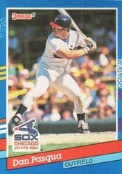 1991 Donruss Base Set Dan Pasqua #103 card