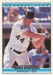1992 Donruss Base Set Dan Pasqua #142 card