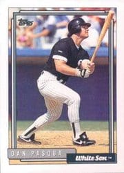 1992 Topps Base Set Dan Pasqua #107 card
