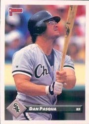 1993 Donruss Base Set Dan Pasqua #491 card