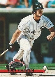 1993 Stadium Club Base Set Dan Pasqua #94 card