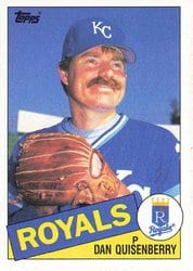1985 Topps Base Set Dan Quisenberry #270 card