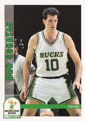 1992-93 Hoops Base Set Dan Schayes #133 card