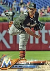 2018 Topps Base Set Dan Straily #561 card