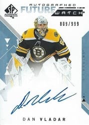2018-19 SP Authentic Base Set Dan Vladar #214 card