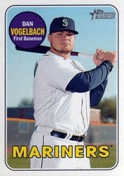 2018 Topps Heritage Base Set Dan Vogelbach #700 card