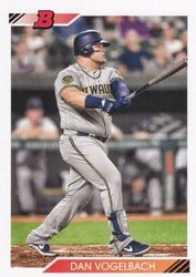 2020 Bowman Heritage Base Set Dan Vogelbach #51 card