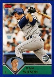 2003 Topps Base Set Dan Wilson #2 card