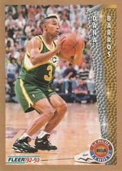 1992-93 Fleer Base Set Dana Barros #243 card